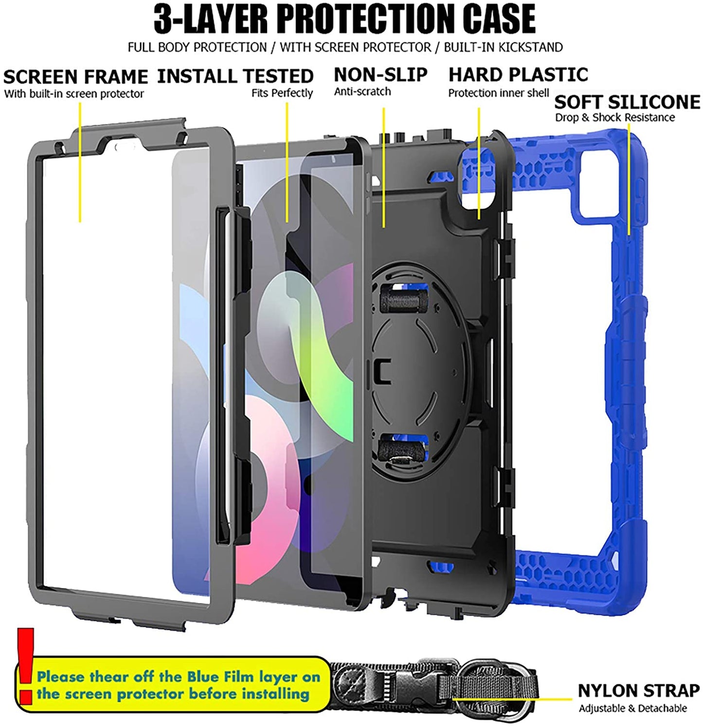 iPad Air 4 Case Rugged Shockproof Case