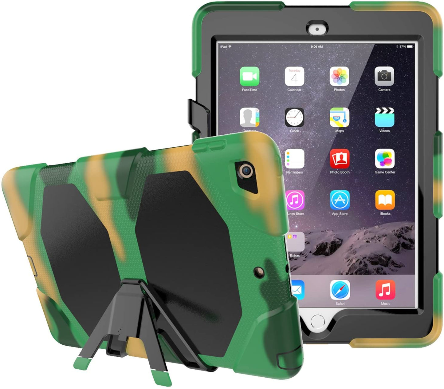 iPad Air Case Air 2 Case Cover Rugged Shockproof Case