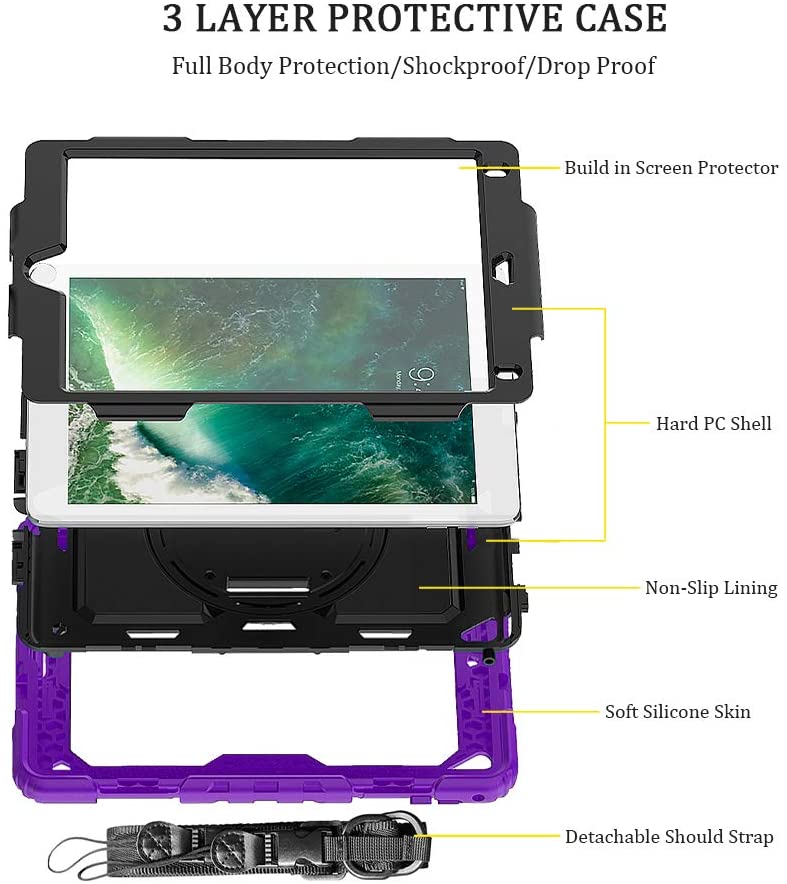 iPad Air Case Air 2 Case Cover 9.7 Case 2017 2018