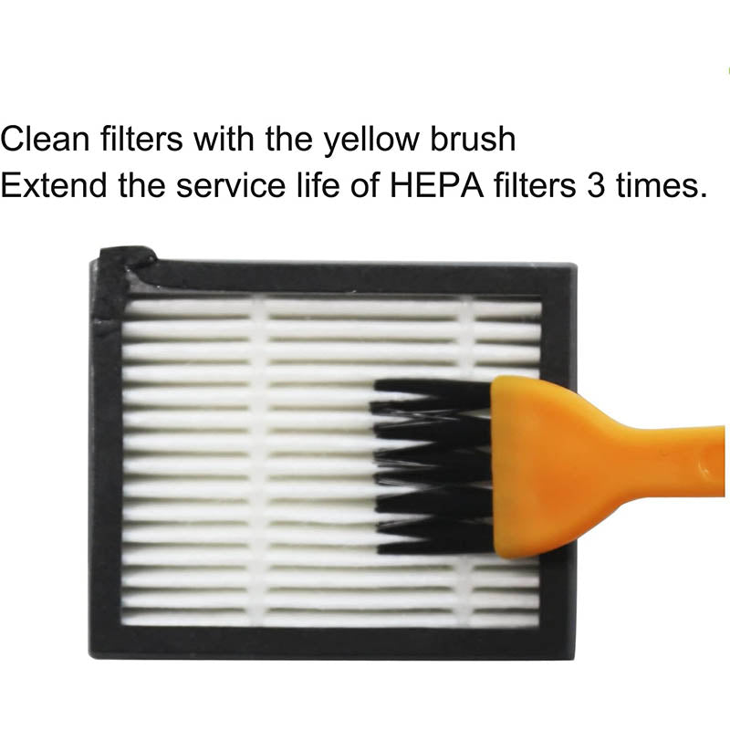 Edge brushes cleaning corners