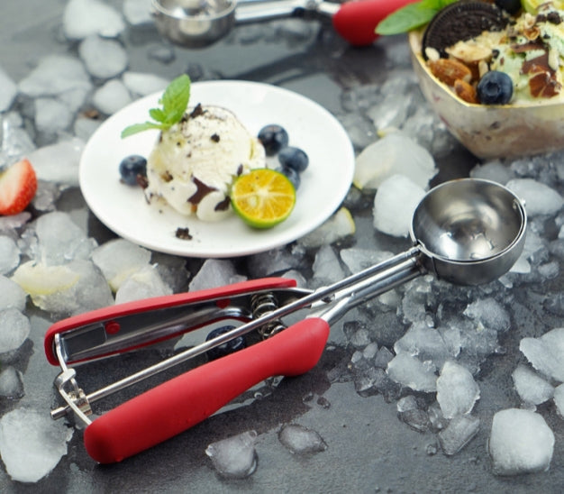 Stainless Steel Ice Cream Scooper with Trigger Release