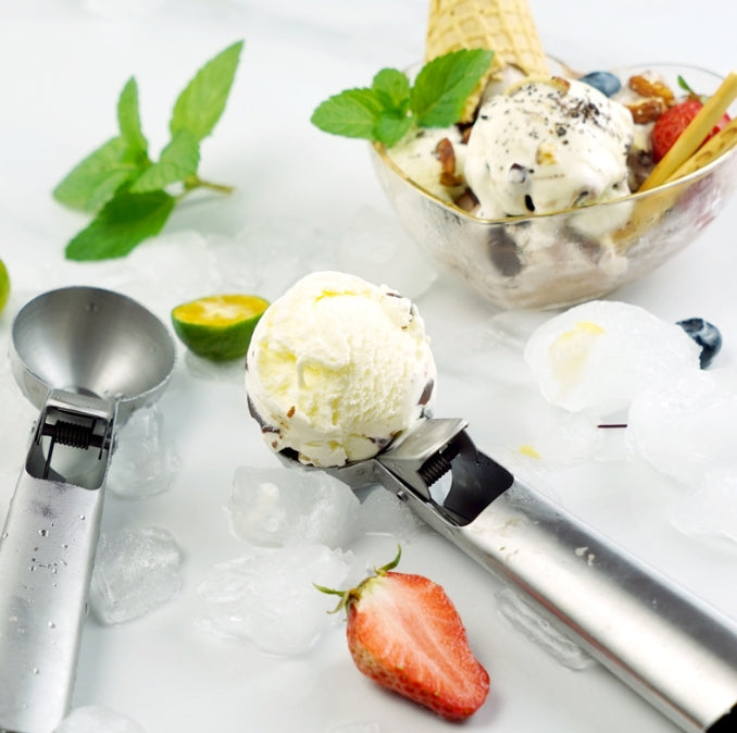 Stainless Steel Spring/Trigger Ice Cream Scoop