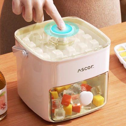 Press-style ice cube trays, ice storage containers, suitable for ice storage boxes