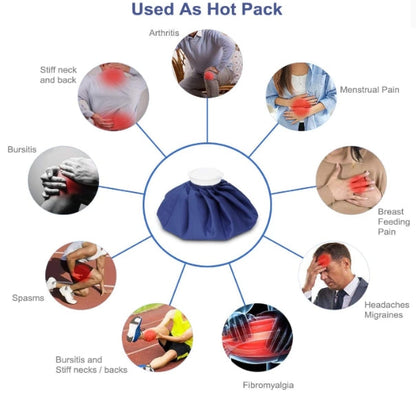 11 inch Ice Pack Ice Bag with Bag Wrap Holding Strap for Injuries Cold Hot Therapy