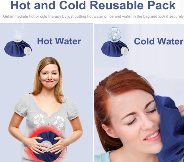 11 inch Ice Pack Ice Bag with Bag Wrap Holding Strap for Injuries Cold Hot Therapy