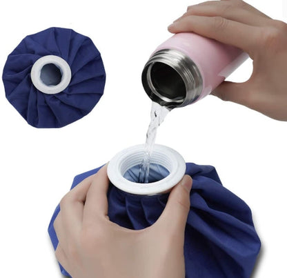 11 inch Ice Pack Ice Bag with Bag Wrap Holding Strap for Injuries Cold Hot Therapy