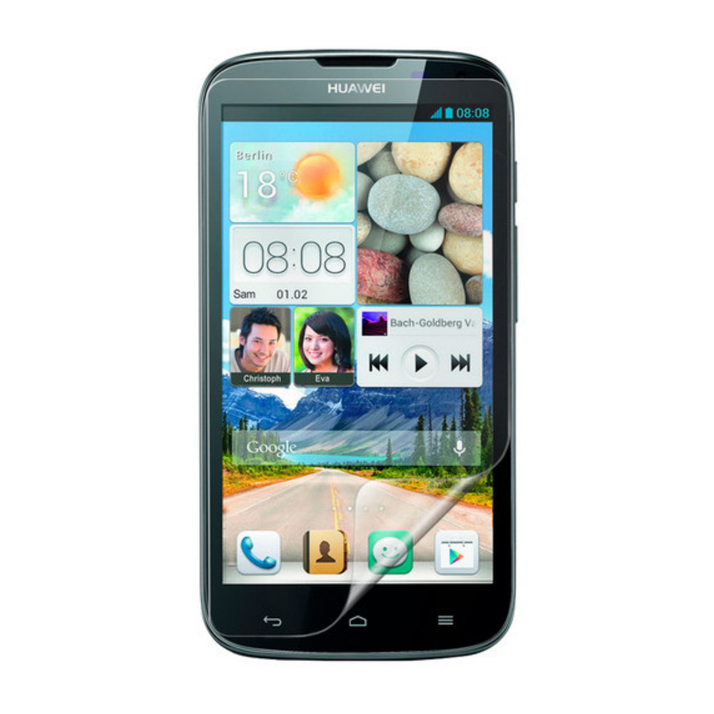 Hydrogel Screen Protector for Huawei Ascend G610 (2013) (Pack of 2)