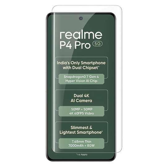 Hydrogel Screen Protector for Realme P4 Pro (Pack of 2)