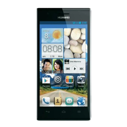 Hydrogel Screen Protector for Huawei Ascend P2 (2013) (Pack of 2)