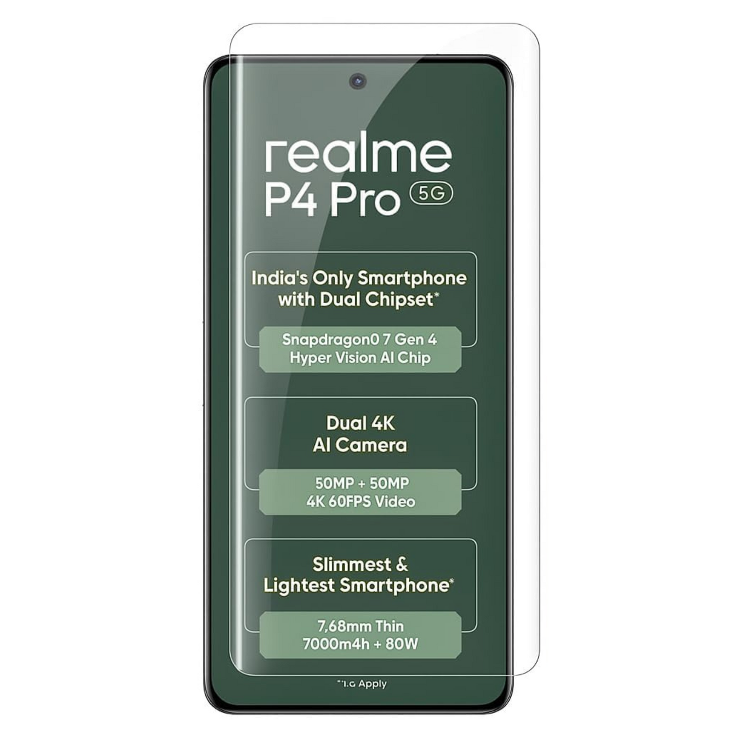 Hydrogel Screen Protector for Realme P4 Pro