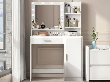 Dressing Table with LED lights