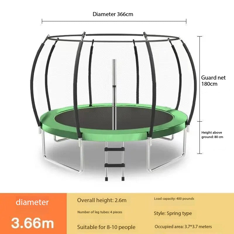 12FT Trampoline Large Trampoline