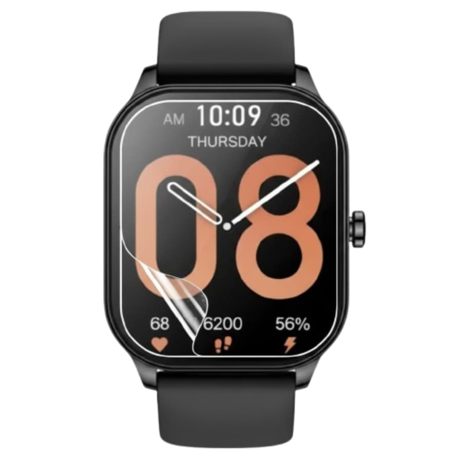 Hydrogel Screen Protector for Amazfit Pop 3S (2023) (Pack of 6)