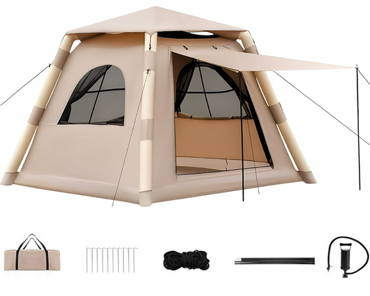 Inflatable Camping Tent with Pump