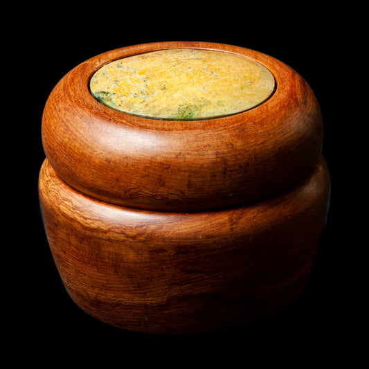 Wooden and Pounamu box by Alex Sands Pendant
