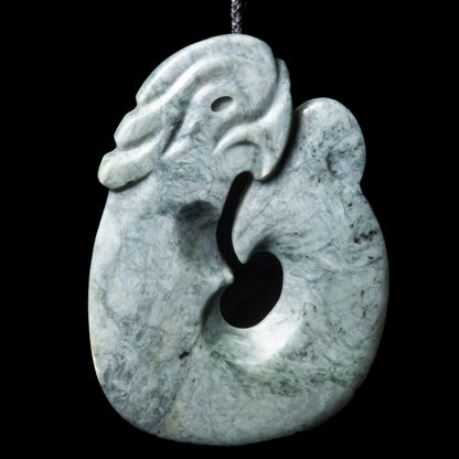 Contemporary Jade Matau/ Manaia Pendant