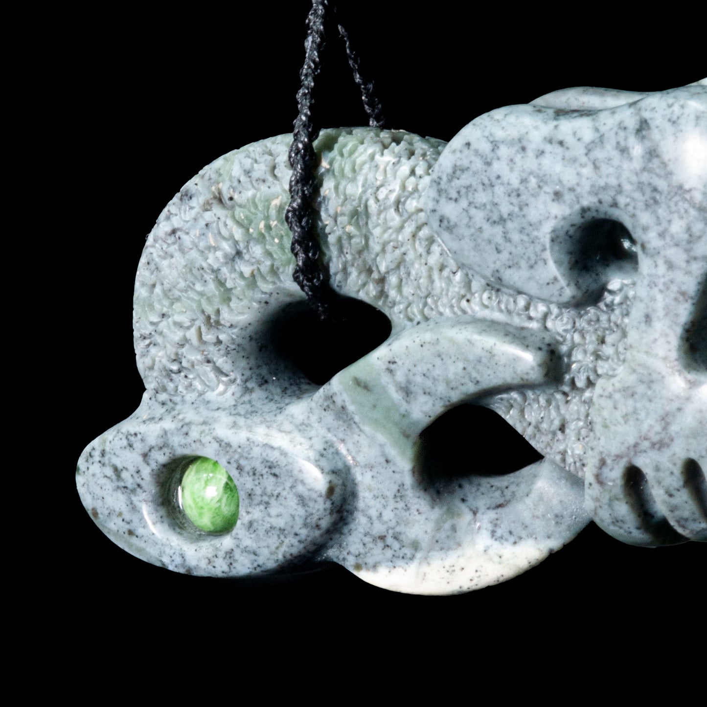Detailed Nelson Jade Manaia by Nick Balme Pendant