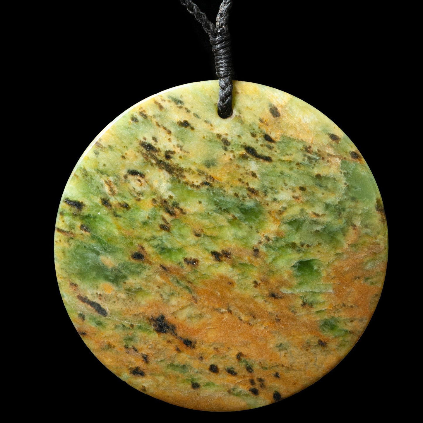 Pounamu Disc by Alex Sands Pendant