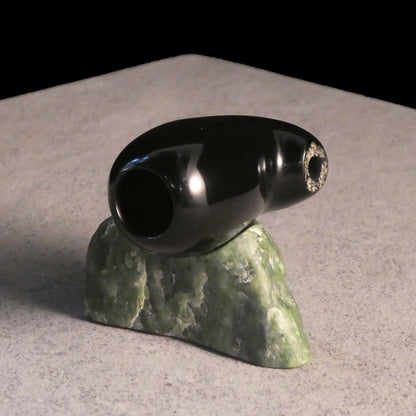 Jade Flute Sculpture - by Nick Balme