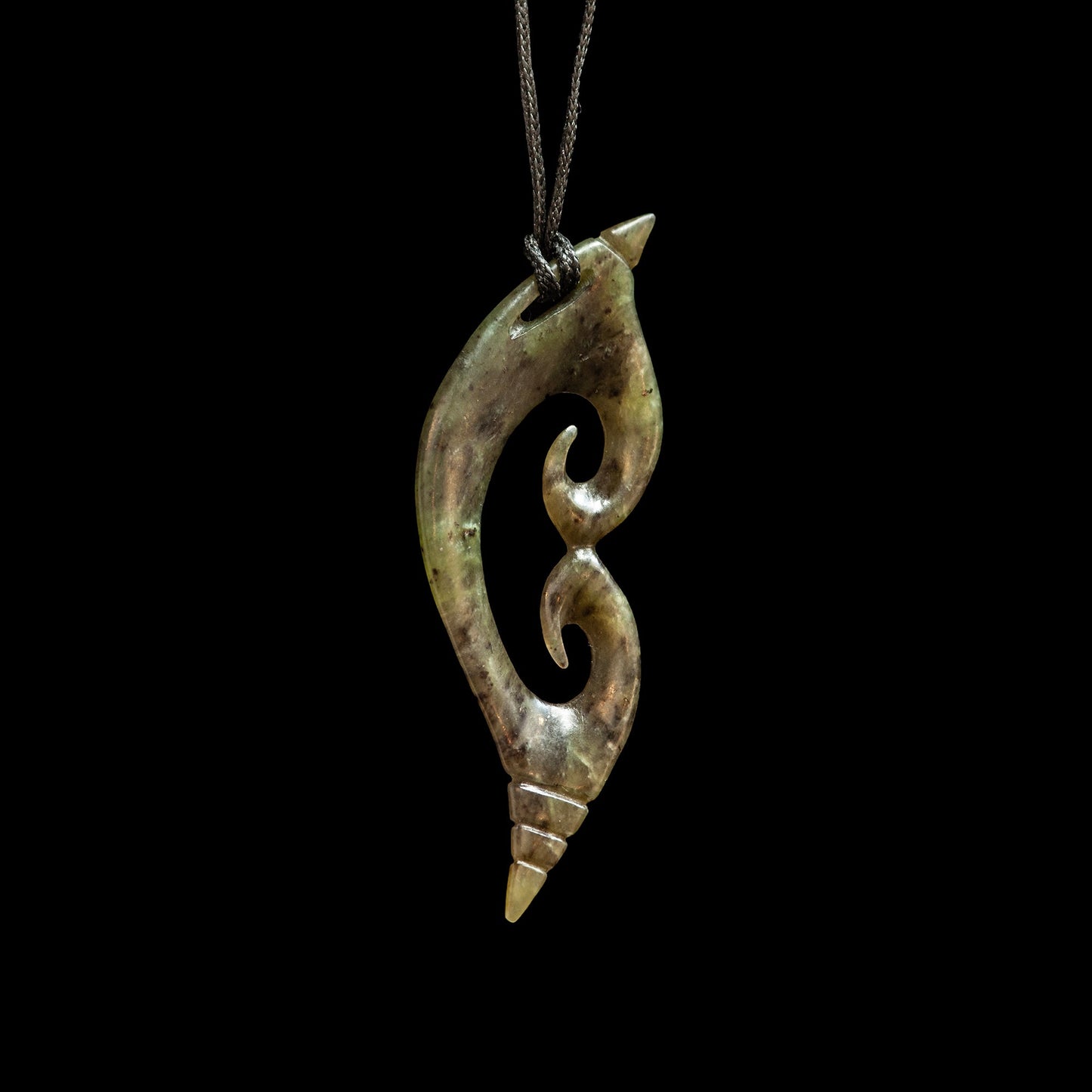 Jade Koru by Shaun Gardiner Pendant