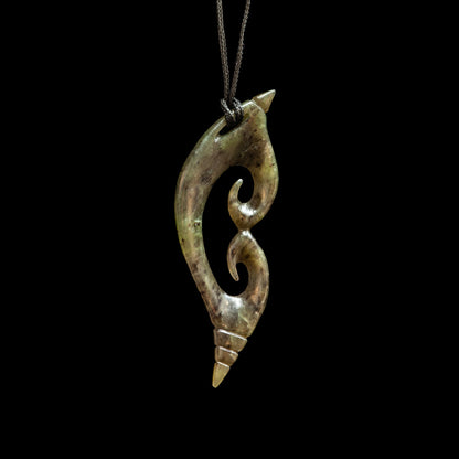 Jade Koru by Shaun Gardiner Pendant