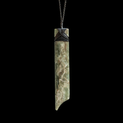 Jade Toki hand carved pendant by Nick and Mady Necklace