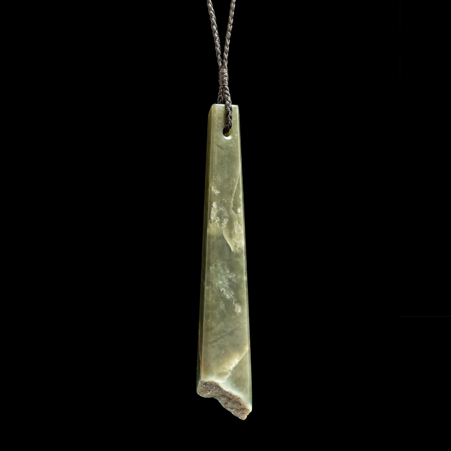 Jade Toki hand carved pendant by Nick and Mady Necklace