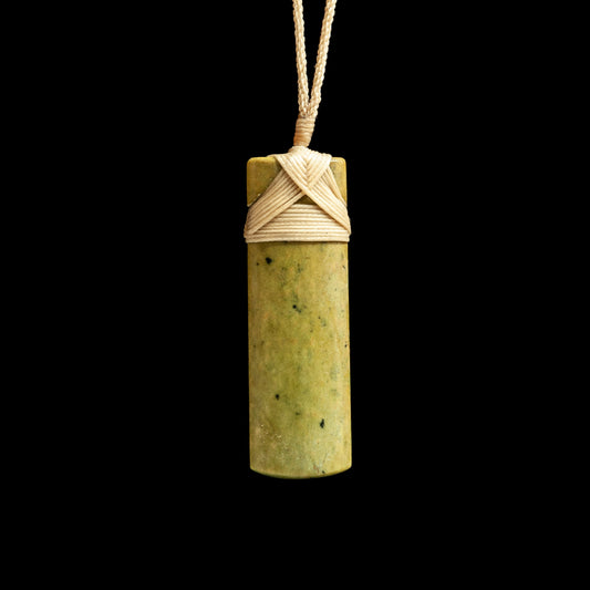 Jade Toki hand carved pendant by Nick and Mady Necklace