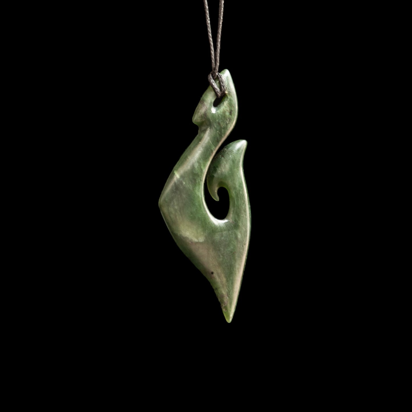 Jade Matau Pendant by Shaun Gardiner