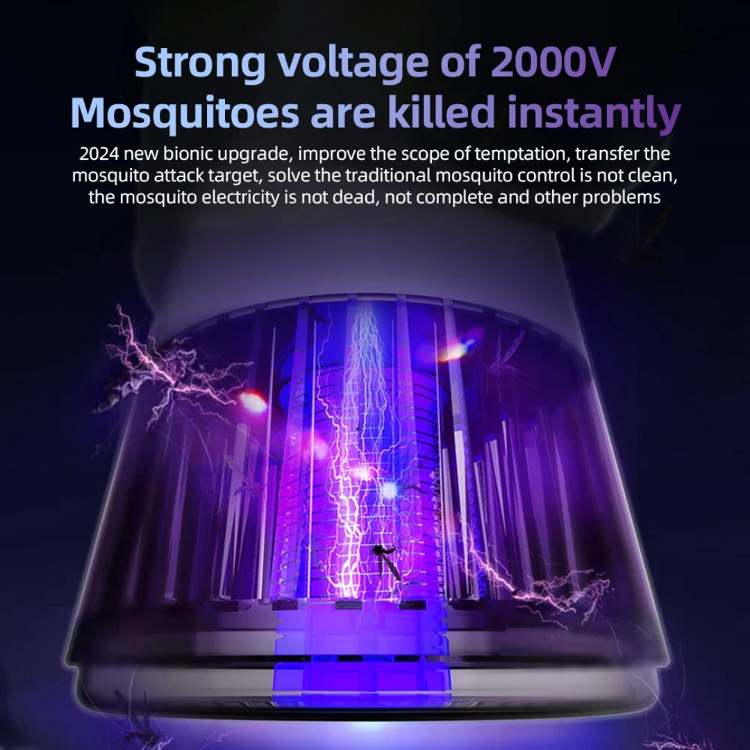 2 in 1 Bug Zapper Desk Fan Bladeless Mosquito Zapper