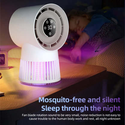 2 in 1 Bug Zapper Desk Fan Bladeless Mosquito Zapper