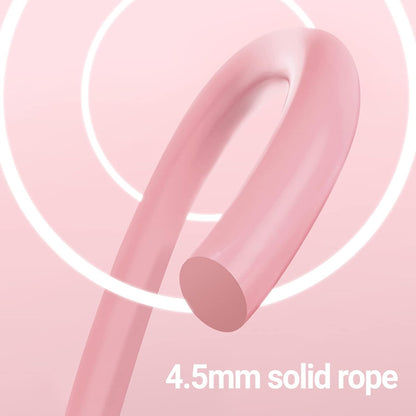 Cordless Skipping Digital Jump Rope (Pink/White)