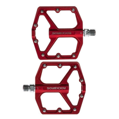 2 Pcs Bicycle Pedals Aluminium Alloy Platform Pedal For Road Mountain Bike