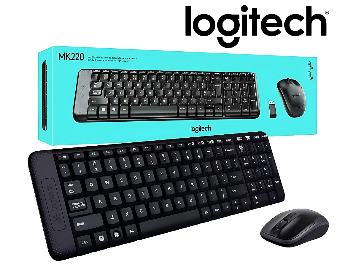 Logitech MK220 wireless keyboard and mouse