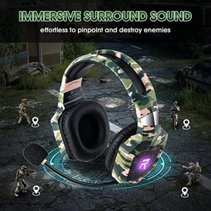 Gaming headset USB and audio plugs