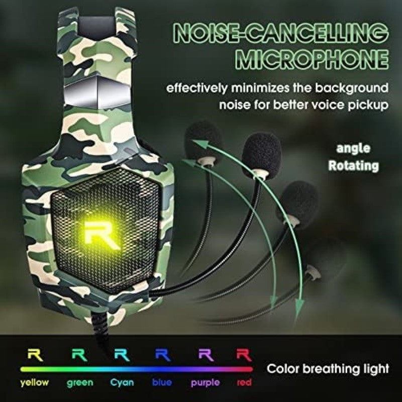 Over ear gaming headphones