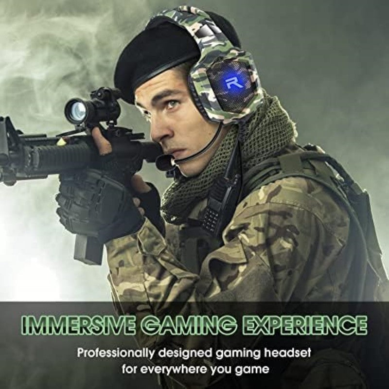 Gaming headset microphone close up