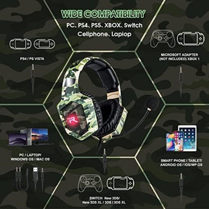 Onikuma K8 headset cable and plugs
