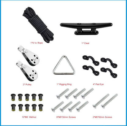 Kayak Canoe Anchor Trolley Kit