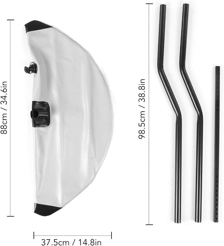 PVC kayak stabilizer kit