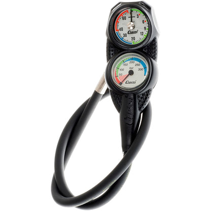 Cressi Mini Console 2 Depth/Pressure Gauge Bar