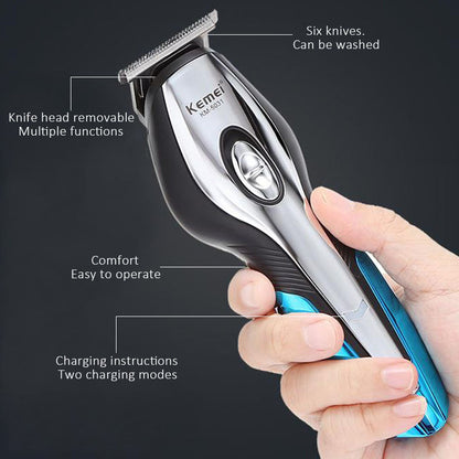 Hair trimmer with USB charging cable