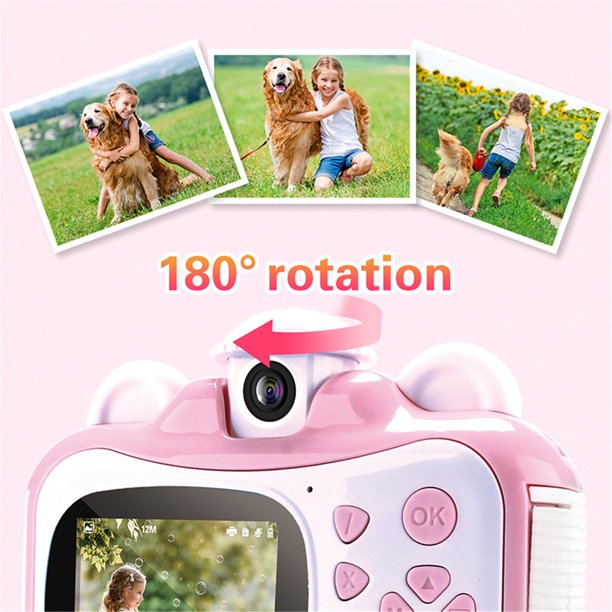 Portable kids digital camera printer