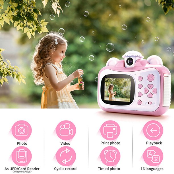 Camera with 180 degree rotating lens