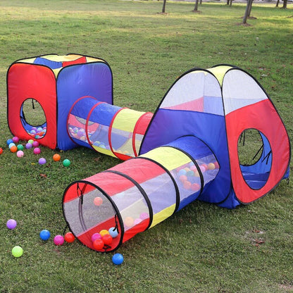 Triangular playhouse tent