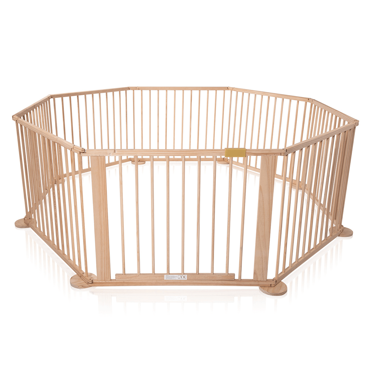 Baby Playpen Toddler Deluxe Kids Wooden Play Pen 8 Panel