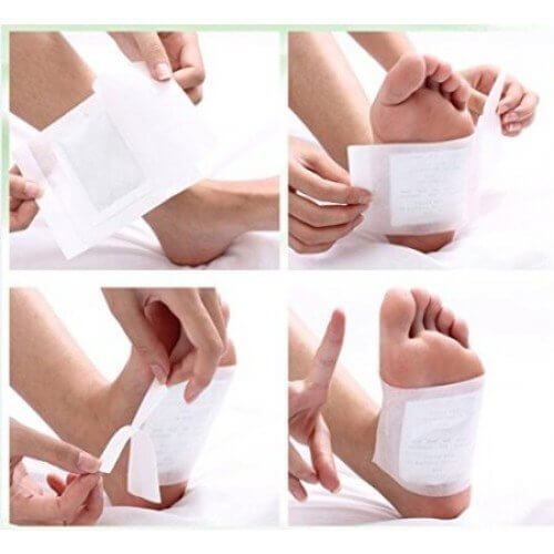 Stress relief foot patches