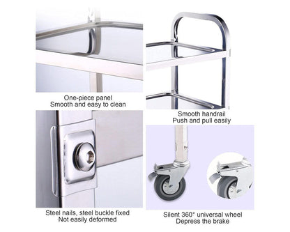 Stainless Steel Trolley Kitchen Storage Trolley
