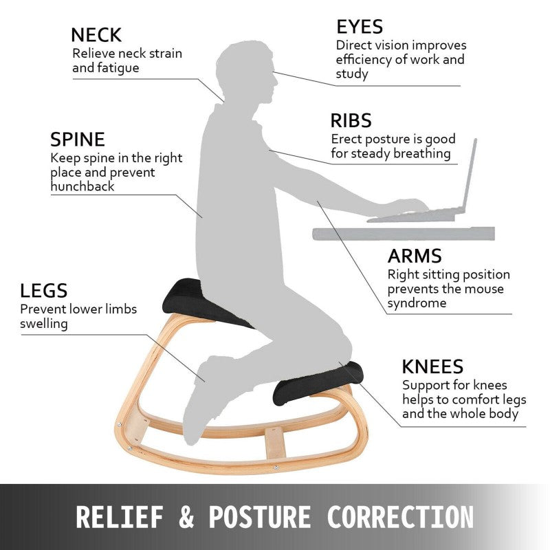 Comfortable kneeling chair