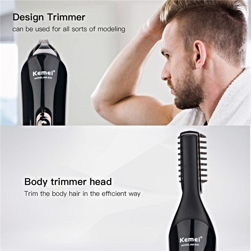 Cordless hair trimmer kit